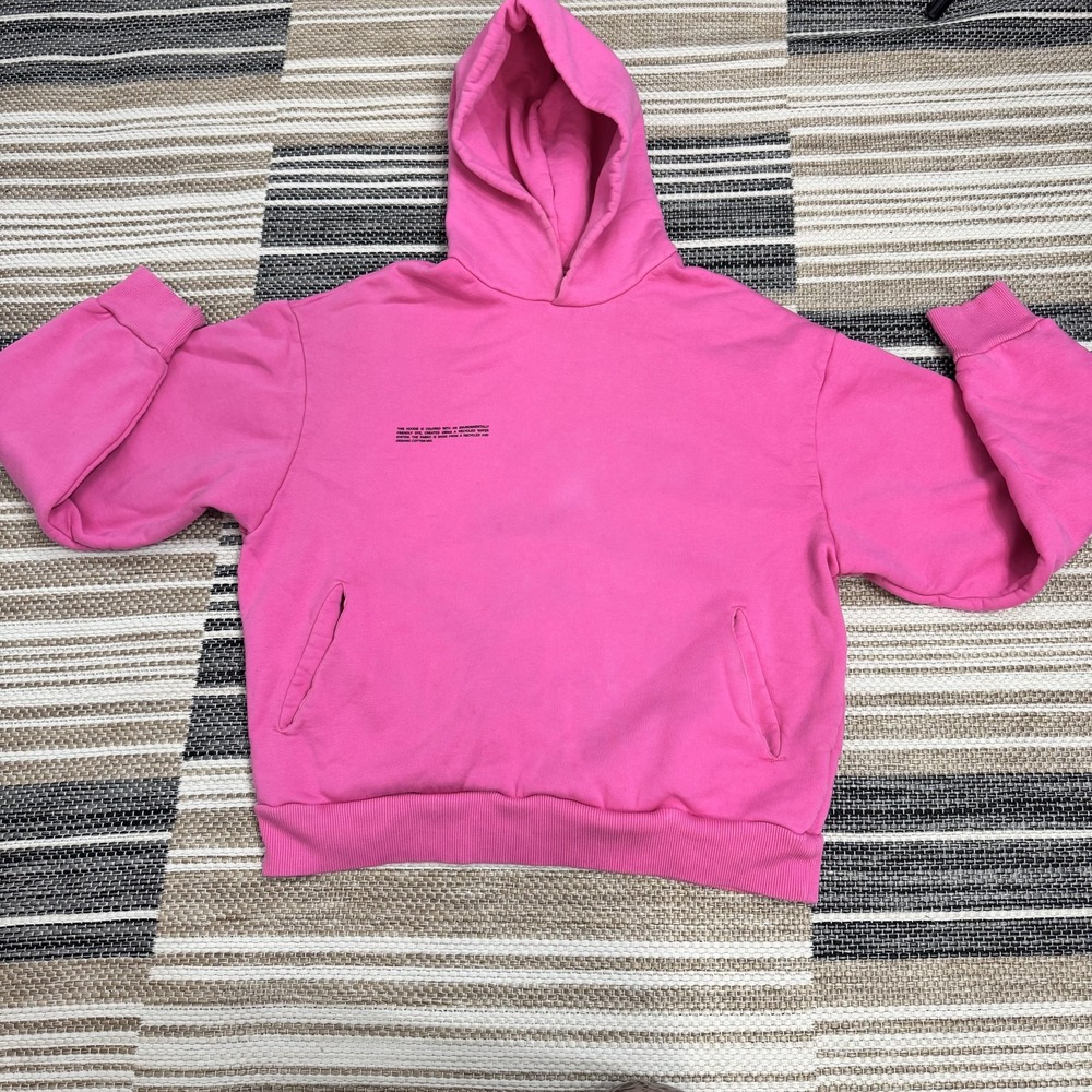 Pangaia‎ Hoodie Sweatshirt Women's Small Pink Organic Recycled Cotton Portugal